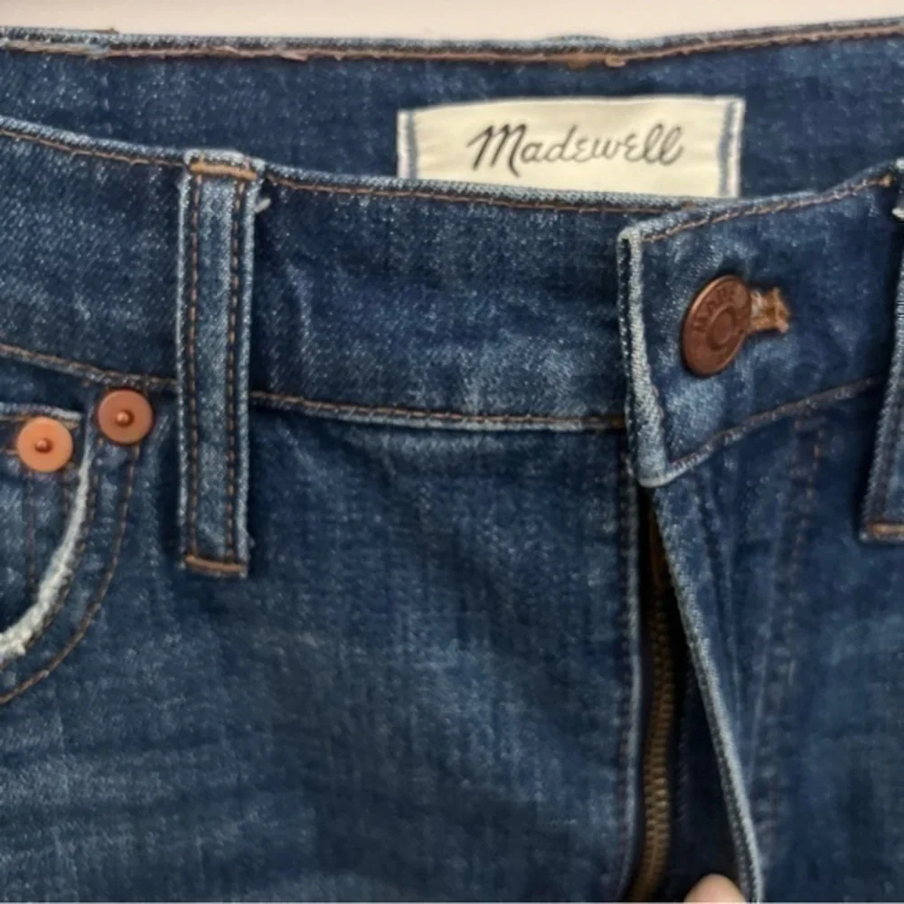 NEW Madewell Blue The Perfect Vintage High Rise Crop Mom Jeans BellBrook - Picture 3 of 13
